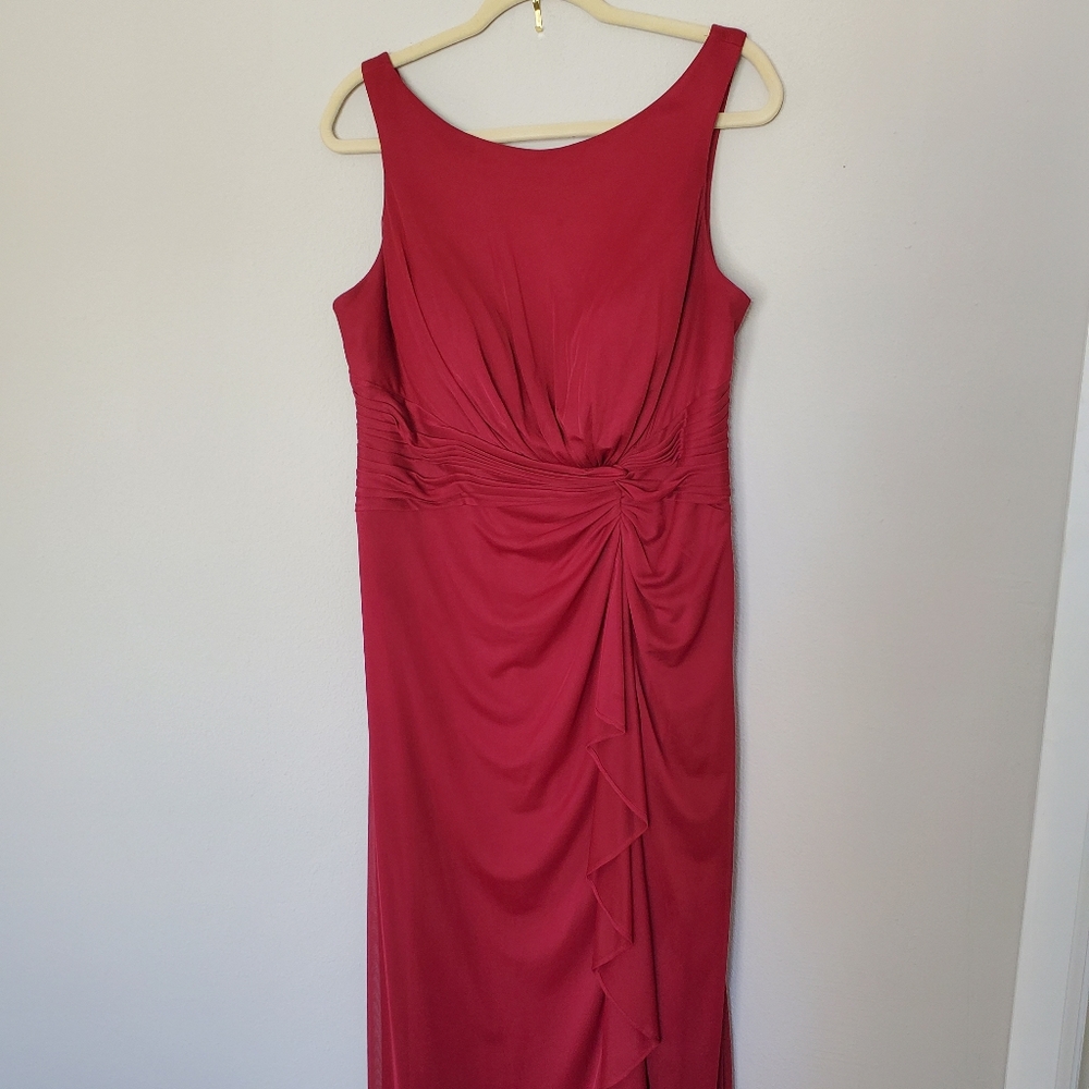 Azazie Chiara Burgundy A20